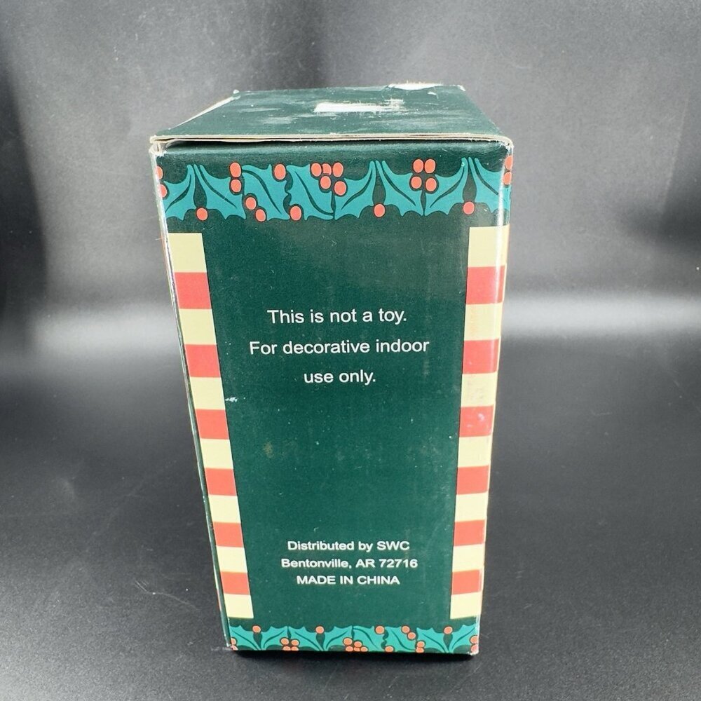 SWC Woodlook Christmas Angel Ornament Figurine Resin Figure New In Box Vintage - Picture 4 of 7